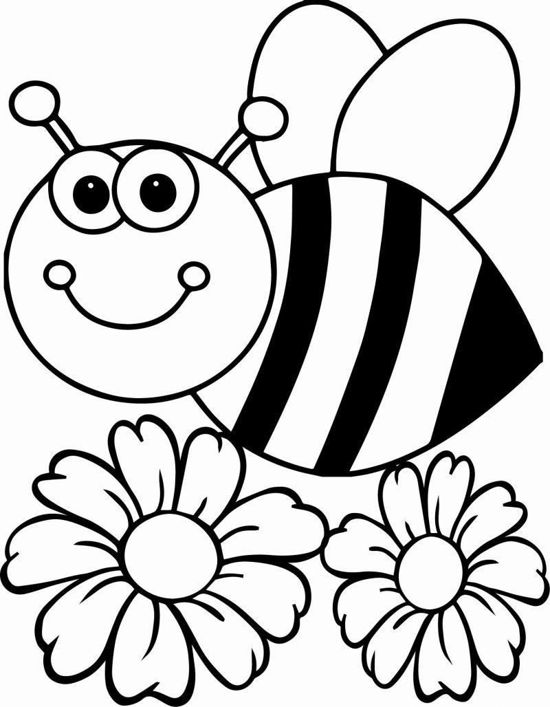 طرح های رنگ آمیزی زنبور مرجع محتوای با کیفیت برای کودکان