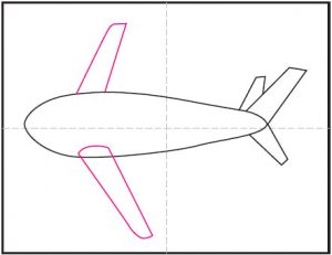 آموزش نقاشی هواپیما 4