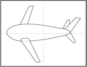 آموزش نقاشی هواپیما 5
