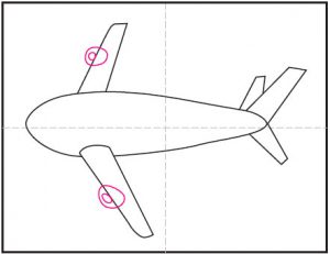 آموزش نقاشی هواپیما 6