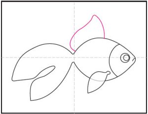 آموزش نقاشی ماهی 5