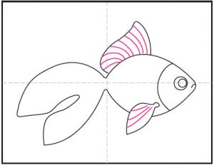 آموزش نقاشی ماهی 6