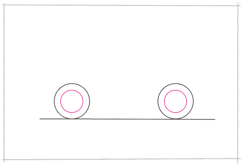 نقاشی ماشین کودکانه مرحله 2
