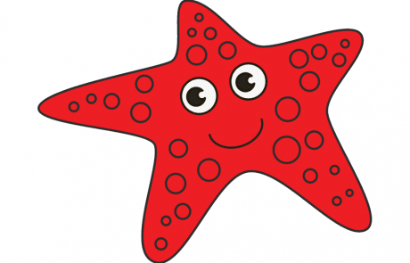 آموزش نقاشی ستاره دریایی