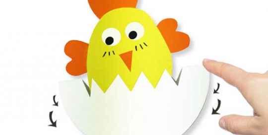 کاردستی جوجه درون تخم مرغ
