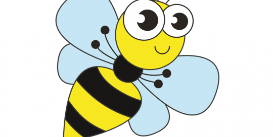 آموزش نقاشی گام به گام زنبور عسل