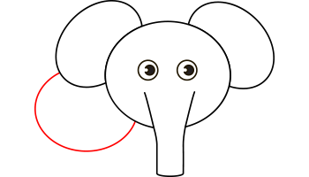 آموزش نقاشی فیل مرحله 6