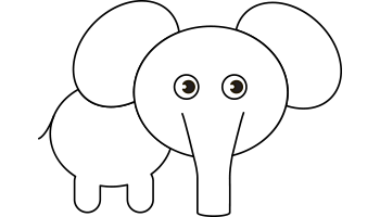 آموزش گام به گام نقاشی فیل