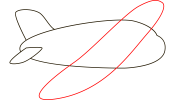 آموزش نقاشی کودکانه هواپیما مرحله 5