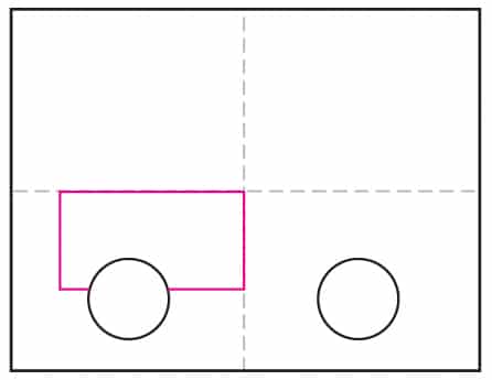 آموزش نقاشی کامیون مرحله 2