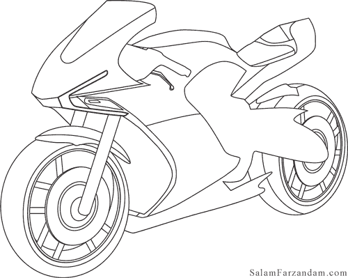 رنگ امیزی موتور سیکلت اسپرتن