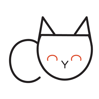 آموزش نقاشی فانتزی گربه مرحله 5