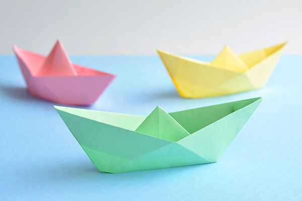 ساخت قایق کاغذی ساده