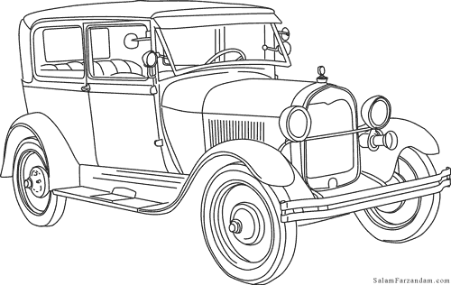 رنگ آمیزی ماشین فورد 1928