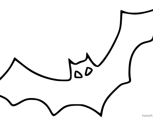 نقاشی پرواز خفاش برای رنگ آمیزی